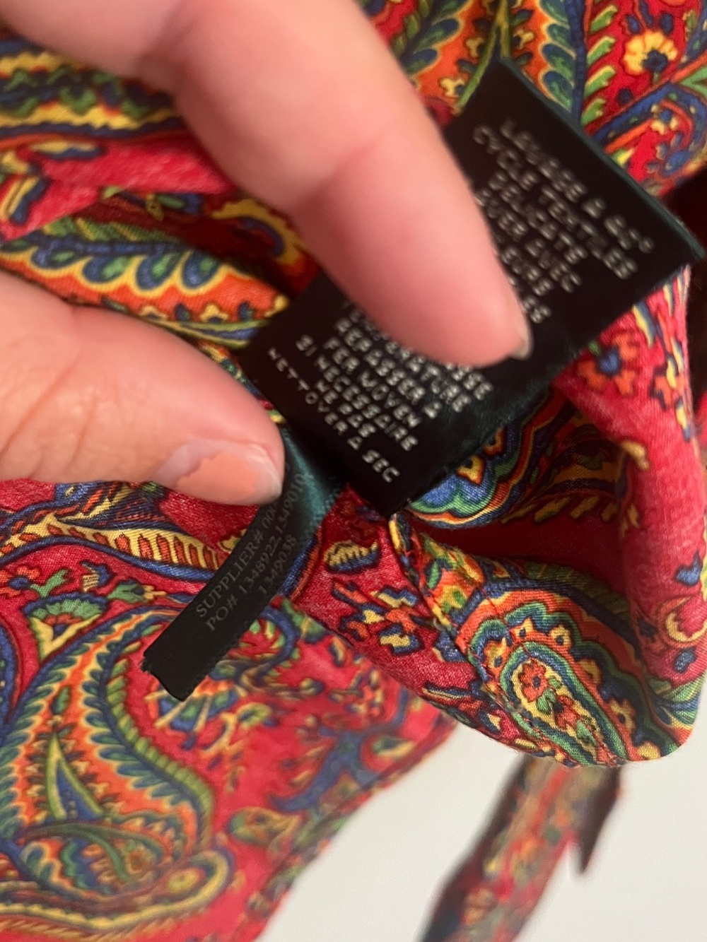 Lauren Ralph Lauren Paisley Shirt - Picture 7 of 9